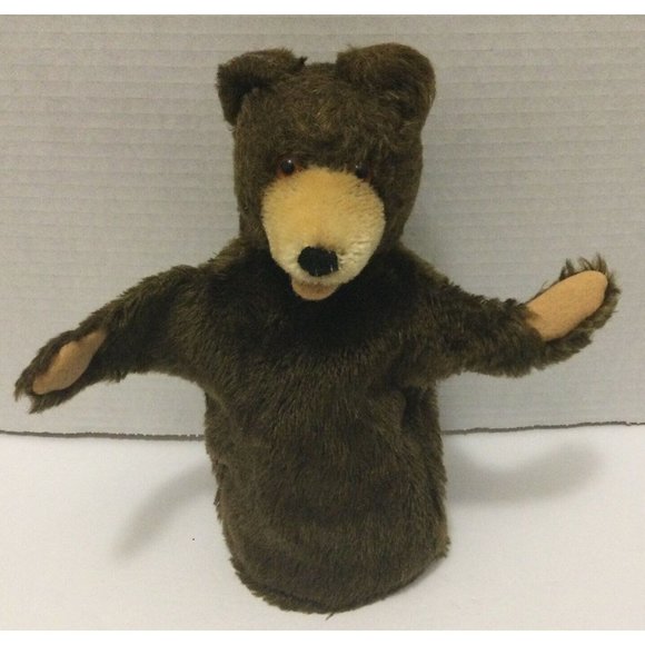 Vintage STEIFF Teddy Bear Hand Puppet German Vintage Toy RARE No Tag - Picture 1 of 8